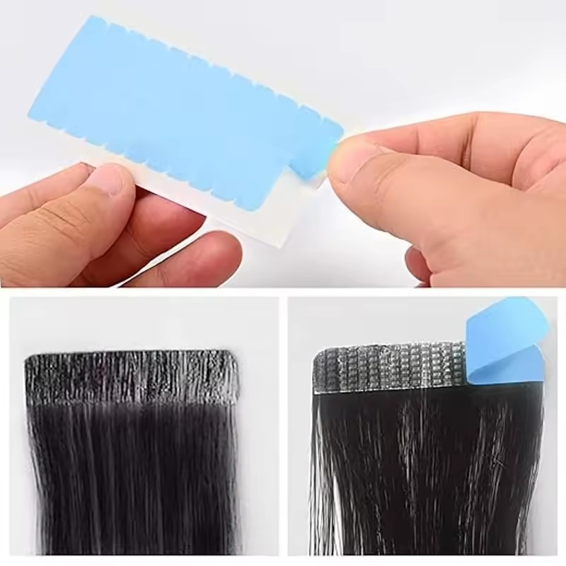 Hair Extension Tape In - Fita adesiva dupla face para extensões